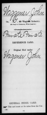 Waggoner, John (Private) > Page 1