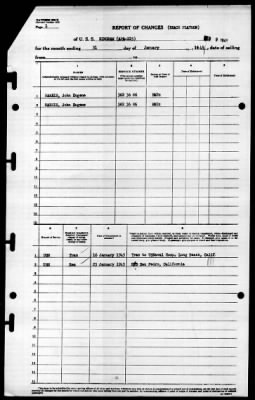 Bingham (APA-225) > 1945