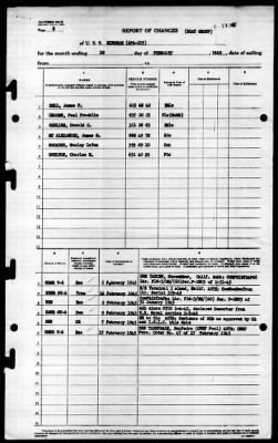 Bingham (APA-225) > 1945