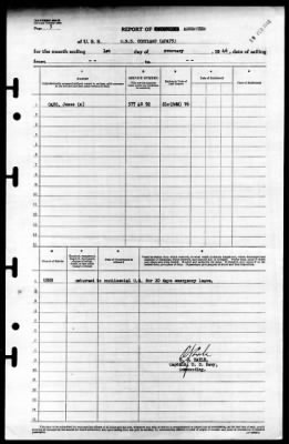 Cortland (APA-75) > 1946