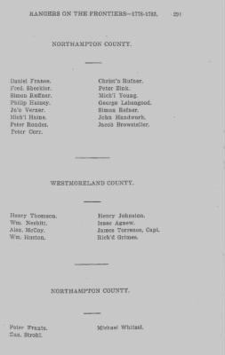 Volume XXIII > Muster Rolls of the Navy and Line, Militia and Rangers, 1775-1783. with List of Pensioners, 1818-1832.