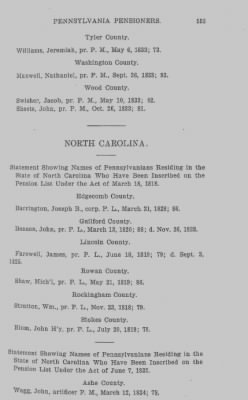 Thumbnail for Volume XXIII > Muster Rolls of the Navy and Line, Militia and Rangers, 1775-1783. with List of Pensioners, 1818-1832.