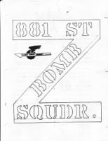 881st Bombardment Squadron Scrapbook - Page 1