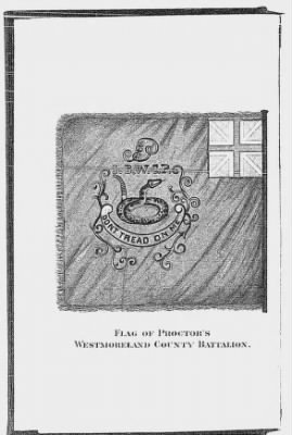 Volume XIII > Flag of Proctor's Westmoreland County Battalion