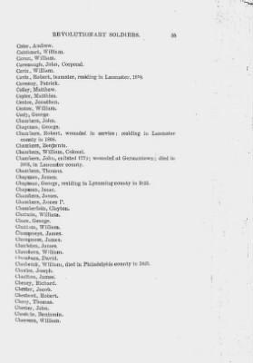 Volume XIII > Alphabetical List of Revolutionary Soldiers 1775-1783.