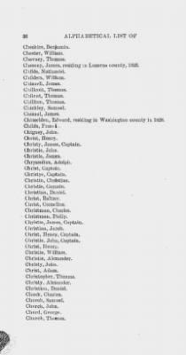 Volume XIII > Alphabetical List of Revolutionary Soldiers 1775-1783.