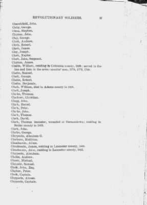 Volume XIII > Alphabetical List of Revolutionary Soldiers 1775-1783.