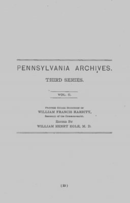 Volume XXVII > Minutes of the Board of Property and other References to lands in Pennsylvania.