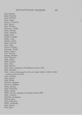 Volume XIII > Alphabetical List of Revolutionary Soldiers 1775-1783.
