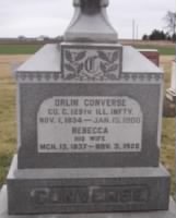 Orlin Converse Tombstone