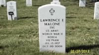 Lawrence E Malone Arlington Nation Cemetery