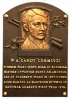 Candy Cummings Hall Of Fame Plaque