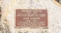 Truman Capote and Jack Dunphy Stone at Crooked Pond