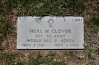 Hurl M Clover gravestone