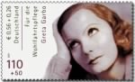 A German postage stamp featuring Garbo