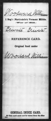 Thumbnail for William > Woodward, William (Pvt)