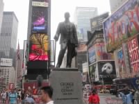 George M Cohan Statue in Times Square