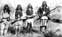Geronimo (right) and his warriors