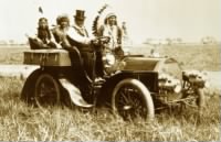 Geronimo in a 1905 Locomobile Model C