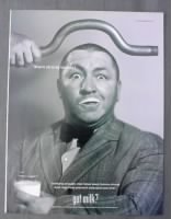 Curly Howard in a "Got Milk" Ad