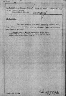 Old German Files, 1909-21 > John J. Duffin (#8000-297492)