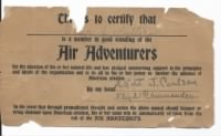 Flying Corps Certificate