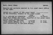 Rendezvous Reports Index - WWI Armed Guard Personnel record example