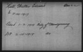 Rendezvous Reports Index - WWI Naval Auxiliary Service record example