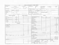Charles E. Durning payment worksheet at time of discharge