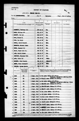 Presley (DE-371) > 1945