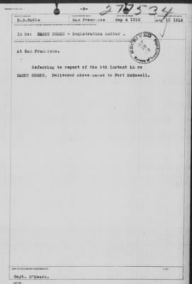 Old German Files, 1909-21 > Harry Rosen (#277534)