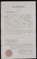War of 1812 Pension Files record example