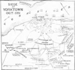 Battle of Yorktown Map
