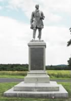 Brigadier General  Francis Channing Barlow statue at Gettysburg