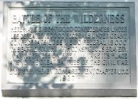 Tablet from the Battle of the Wilderness monument