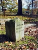 Stonewall Jackson Command Post Monument at Fredericksburg