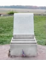 Monument to Confederate Brigadier General Lewis Armistead  at the Angle at Gettysburg