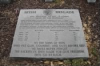 Irish Brigade Tablet at Fredericksburg