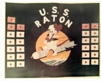USS RATON (SS-270) - Battle Flag