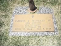 HARVIE PERRY WINKLES III GRAVE MARKER