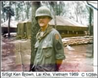 SSG Ken Brown, C Co, 1st Battalion, 28th Infantry Regiment, 1st Infantry Division, 1969