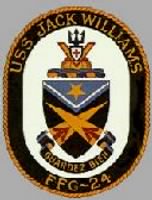 USS JACK WILLIAMS (FFG-24) CREST