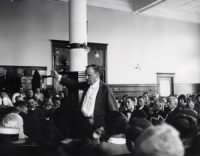 Clarence Darrow during the Leopold and Loeb trial