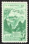 Mt. Rushmore Stamp 1952