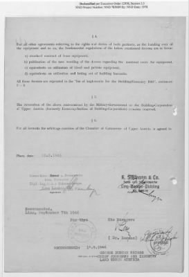 Thumbnail for Records Relating to Property Claims and the Administration of Property > O7.0023 Li Linzer Kies-Mörtel Und Betonwerke: Contracts