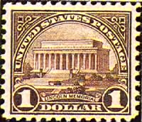 Lincoln Memorial Stamp 1923