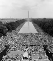 Martin Luther King, "I Have A Dream" speech at the Lincoln Memorial