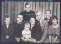 Ray Marguerite Hastings & Children w-Names 1950s.png