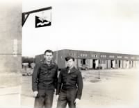 1945 Jack Novak on right in dress uniform in Germany.jpg