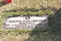 J BROWN WALTER PAUL Walter Paul Brown Headstone Punch Bowl Cemetery.jpg